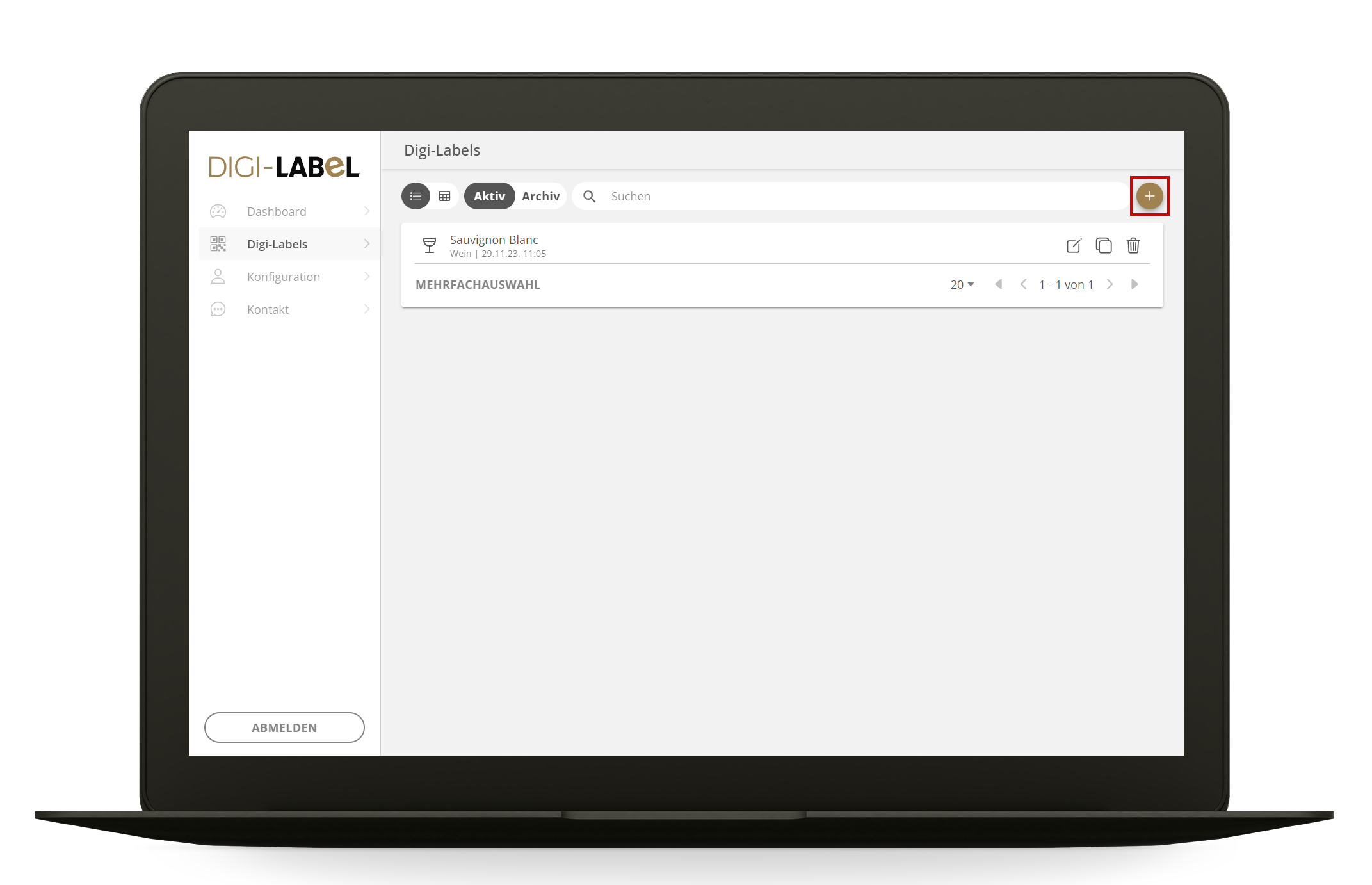 Digi-Label erstellen